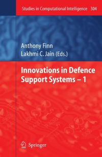 Cover image: Innovations in Defence Support Systems – 1 1st edition 9783642140839