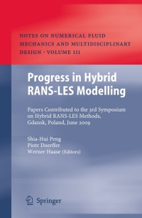 Cover image: Progress in Hybrid RANS-LES Modelling 1st edition 9783642141676