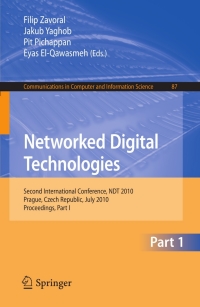 Imagen de portada: Networked Digital Technologies, Part I 1st edition 9783642142918