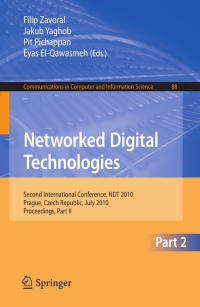 Cover image: Networked Digital Technologies, Part II 1st edition 9783642143052