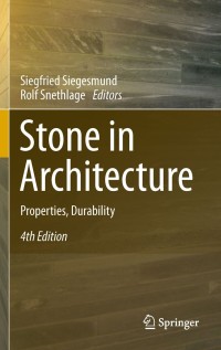 Cover image: Stone in Architecture 4th edition 9783642144745