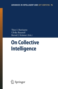 Cover image: On Collective Intelligence 1st edition 9783642144806