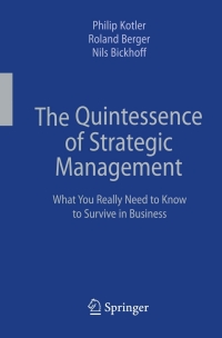表紙画像: The Quintessence of Strategic Management 9783642422386