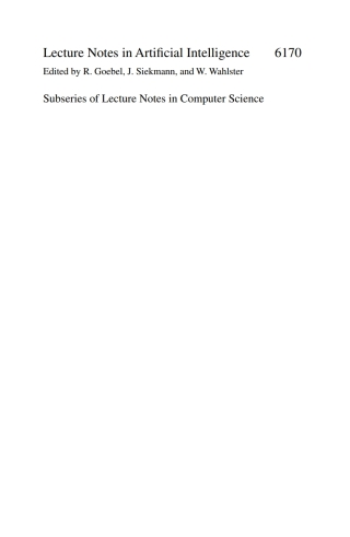 Cover image: Diagrammatic Representation and Inference 1st edition 9783642146008