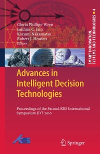Imagen de portada: Advances in Intelligent Decision Technologies 1st edition 9783642146152
