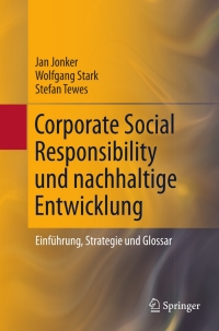 Immagine di copertina: Corporate Social Responsibility und nachhaltige Entwicklung 9783642146886