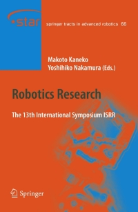 Imagen de portada: Robotics Research 1st edition 9783642147425