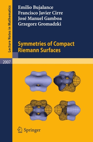 Titelbild: Symmetries of Compact Riemann Surfaces 9783642148279