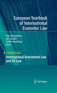 Imagen de portada: International Investment Law and EU Law 1st edition 9783642148545