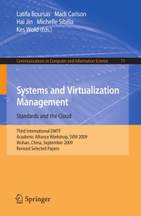 Cover image: Systems and Virtualization Management: Standards and the Cloud 1st edition 9783642149436