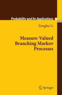 Cover image: Measure-Valued Branching Markov Processes 9783642266201