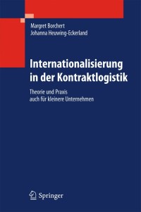 Cover image: Internationalisierung in der Kontraktlogistik 9783642150227