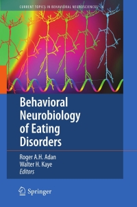 Cover image: Behavioral Neurobiology of Eating Disorders 9783642151309