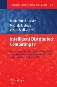 Cover image: Intelligent Distributed Computing IV 1st edition 9783642152108