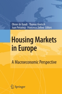 Cover image: Housing Markets in Europe 1st edition 9783642153396