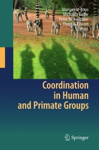 Titelbild: Coordination in Human and Primate Groups 9783642153549