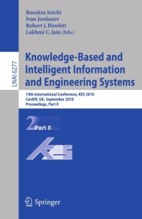 Cover image: Knowledge-Based and Intelligent Information and Engineering Systems 1st edition 9783642153891