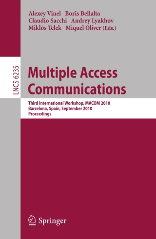 Cover image: Multiple Access Communications 1st edition 9783642154270