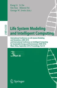 Titelbild: Life System Modeling and Intelligent Computing 1st edition 9783642156144