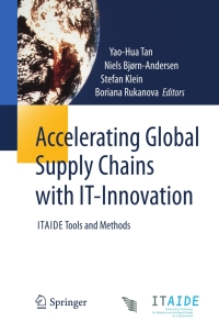 Imagen de portada: Accelerating Global Supply Chains with IT-Innovation 1st edition 9783642156687