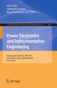 Imagen de portada: Power Electronics and Instrumentation Engineering 1st edition 9783642157387