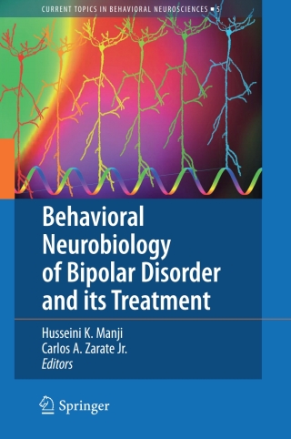 Cover image: Behavioral Neurobiology of Bipolar Disorder and its Treatment 9783642157561