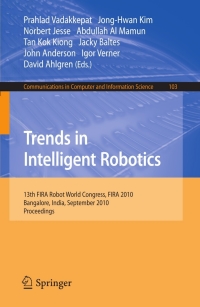 Immagine di copertina: Trends in Intelligent Robotics 9783642158094