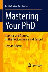 Cover image: Mastering Your PhD 2nd edition 9783642158469