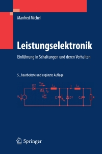 Imagen de portada: Leistungselektronik 5th edition 9783642159831