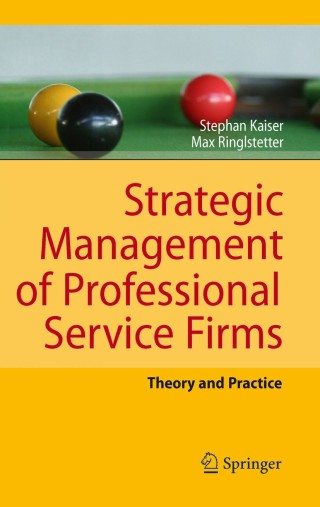Imagen de portada: Strategic Management of Professional Service Firms 9783642160622