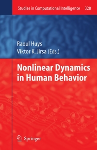 Cover image: Nonlinear Dynamics in Human Behavior 1st edition 9783642162619
