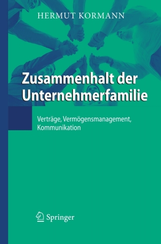 Cover image: Zusammenhalt der Unternehmerfamilie 9783642163500