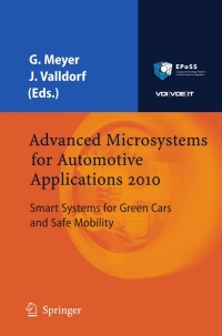 Cover image: Advanced Microsystems for Automotive Applications 2010 1st edition 9783642126475