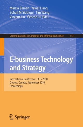 Titelbild: E-business Technology and Strategy 1st edition 9783642163968