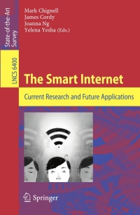 Imagen de portada: The Smart Internet 1st edition 9783642165986