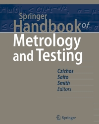 Titelbild: Springer Handbook of Metrology and Testing 2nd edition 9783642166402