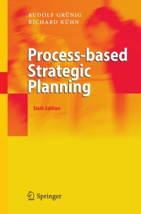 Imagen de portada: Process-based Strategic Planning 6th edition 9783642167140