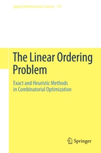 Imagen de portada: The Linear Ordering Problem 9783642167287