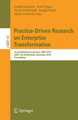 Imagen de portada: Practice-Driven Research on Enterprise Transformation 1st edition 9783642167690