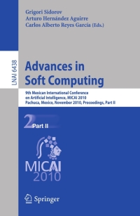 表紙画像: Advances in Soft Computing 1st edition 9783642167720