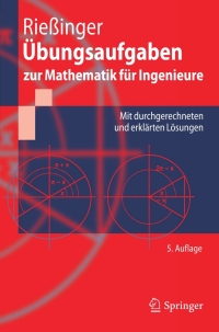 Titelbild: Übungsaufgaben zur Mathematik für Ingenieure 5th edition 9783642168529