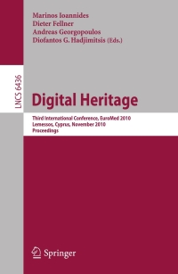 Cover image: Digital Heritage 1st edition 9783642168727