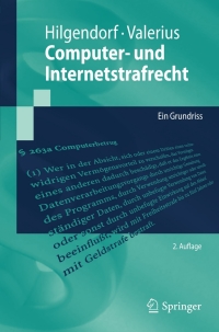 Cover image: Computer- und Internetstrafrecht 2nd edition 9783642168840