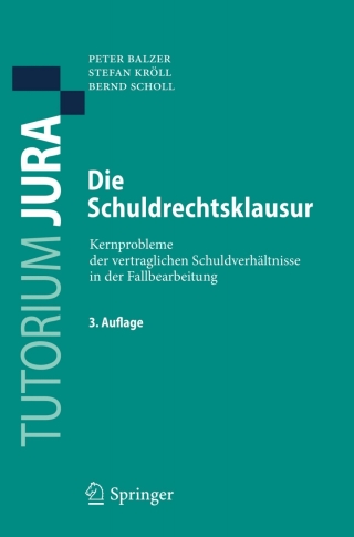 Imagen de portada: Die Schuldrechtsklausur 3rd edition 9783642169120