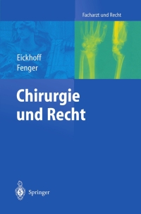 Imagen de portada: Chirurgie und Recht 9783642620522