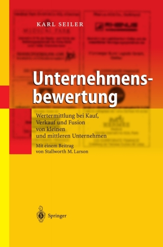 Imagen de portada: Unternehmensbewertung 9783642620911
