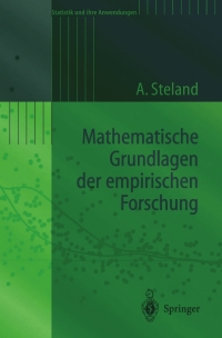 Titelbild: Mathematische Grundlagen der empirischen Forschung 9783540037002