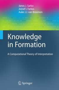Cover image: Knowledge in Formation 9783642170881