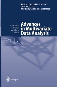 صورة الغلاف: Advances in Multivariate Data Analysis 1st edition 9783540208891