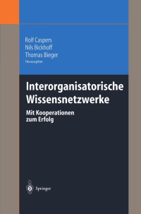 Imagen de portada: Interorganisatorische Wissensnetzwerke 1st edition 9783540201823